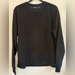 Kavu Black Crew Neck Textured Sweater, Size S